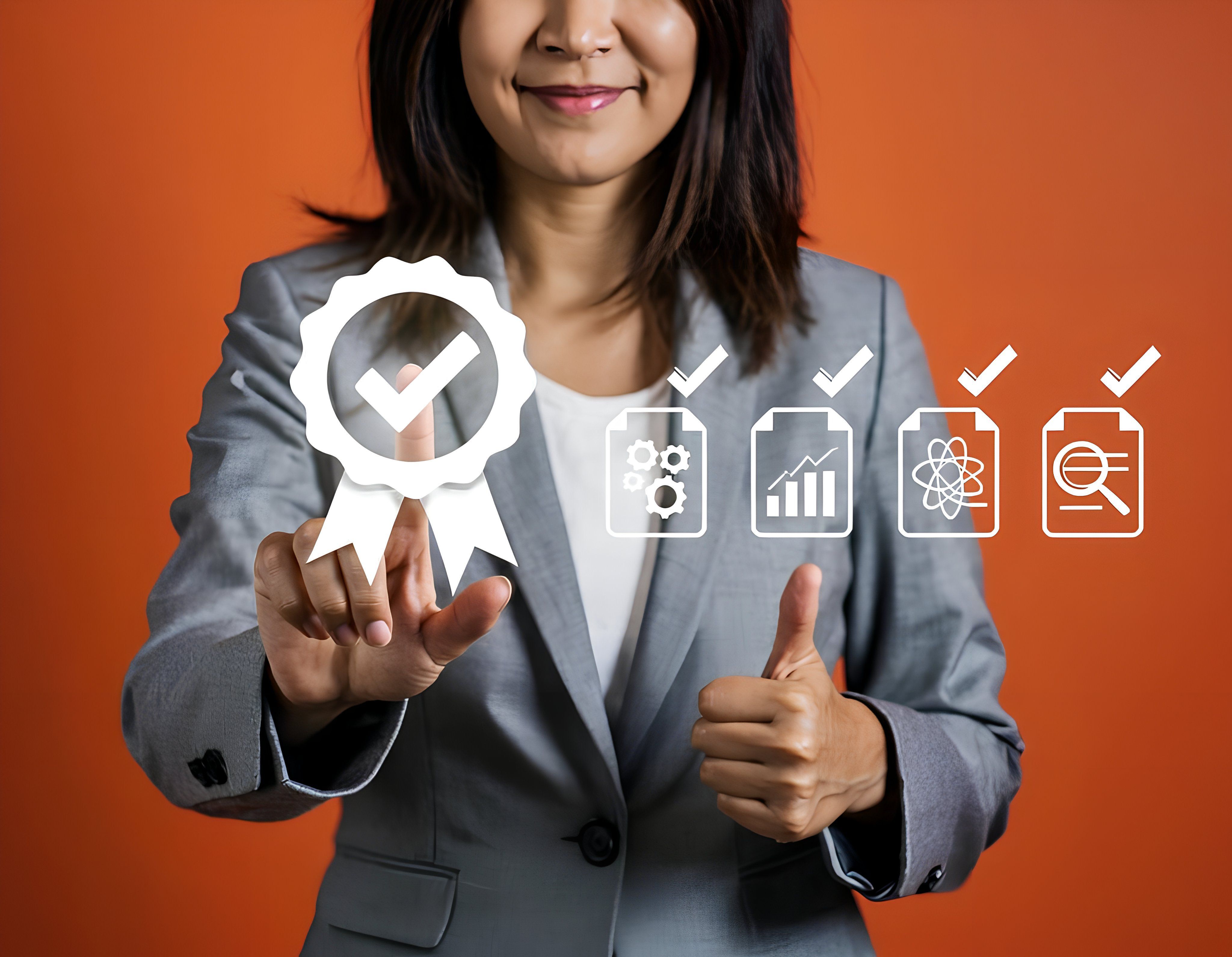 I Stock ai generated policy documents female